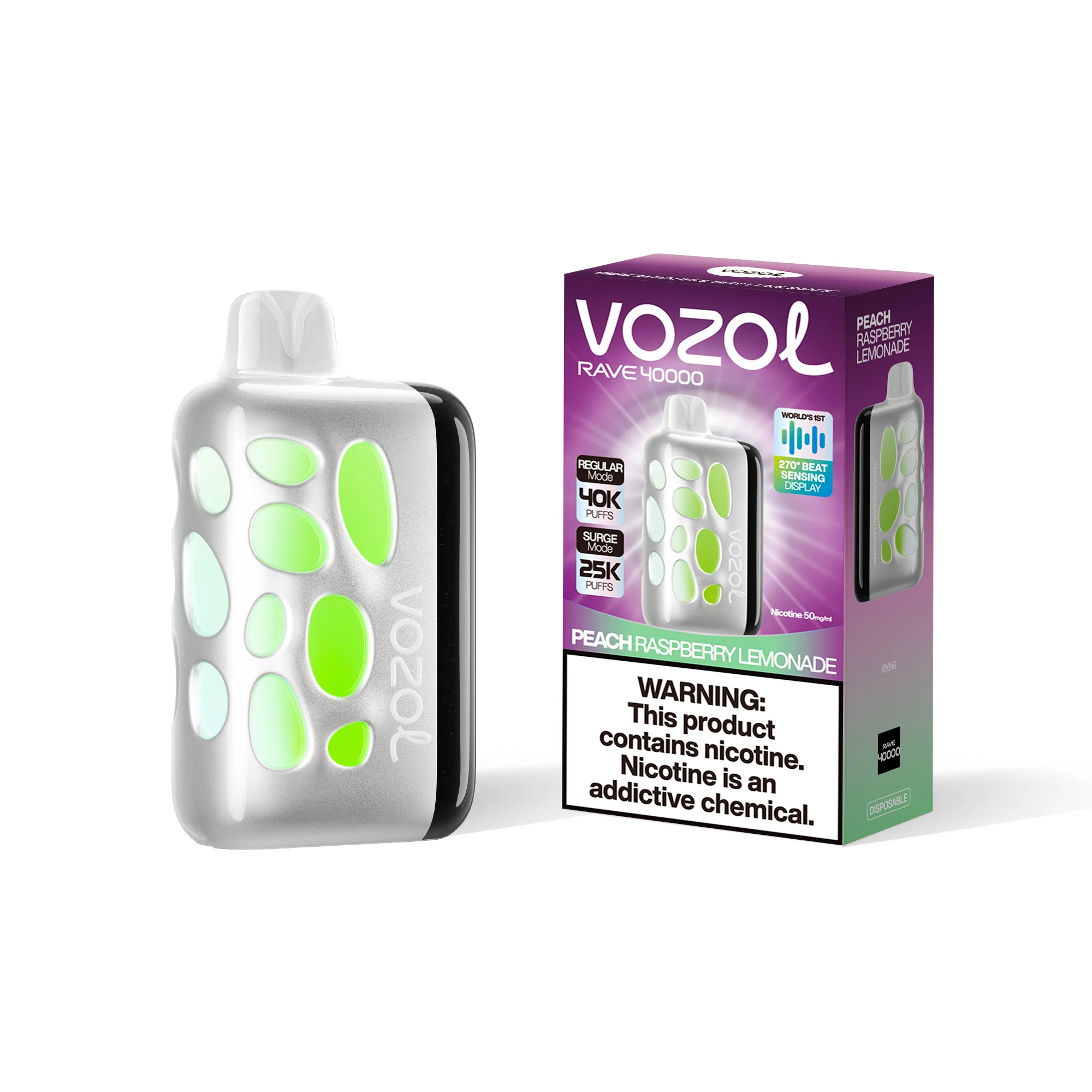 VOZOL RAVE 40K wegwerpvape (alle smaken)