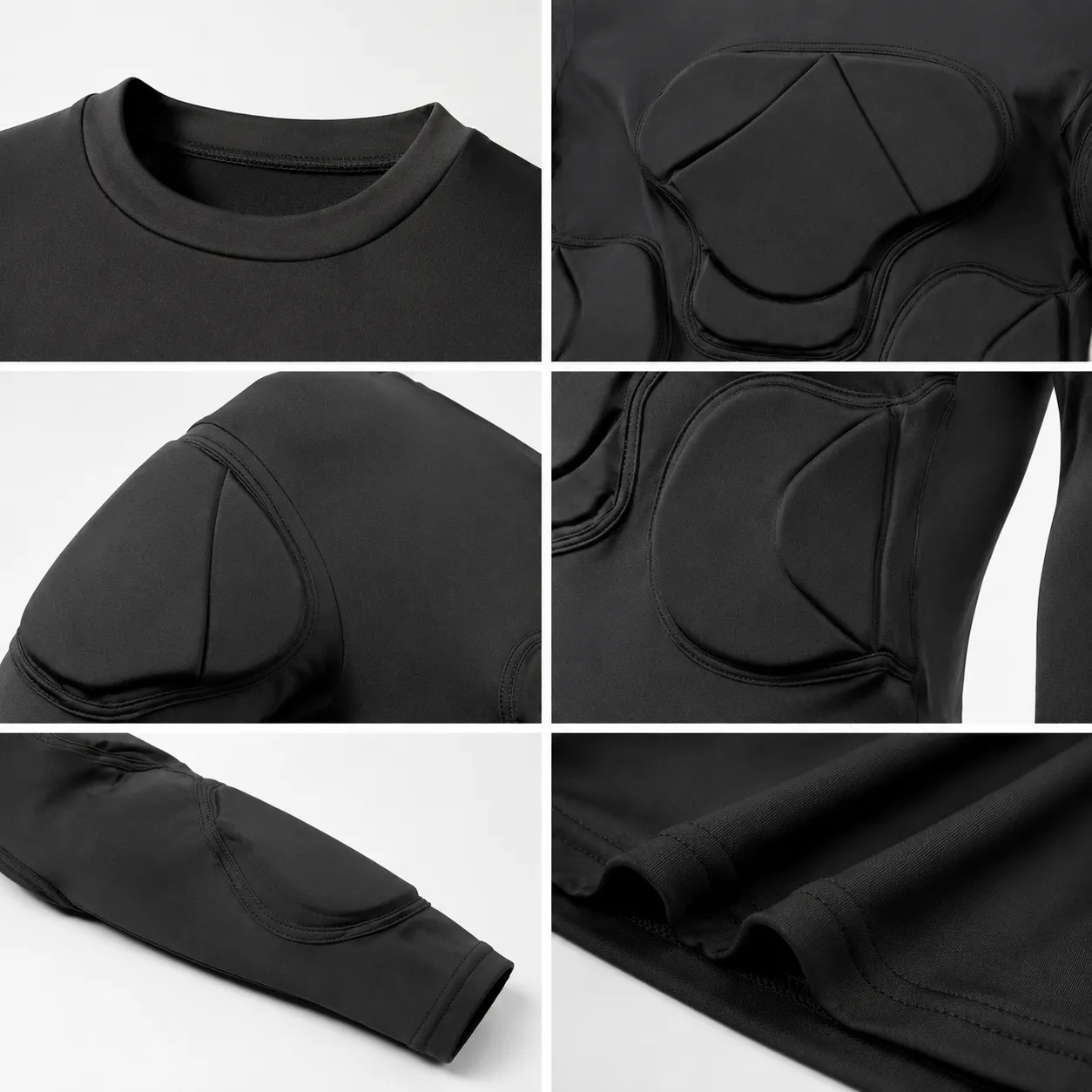 High Density EVA Compression Padded Shockproof Soccer Goalkeeper Uniform Set Sports Impact Protection Sets