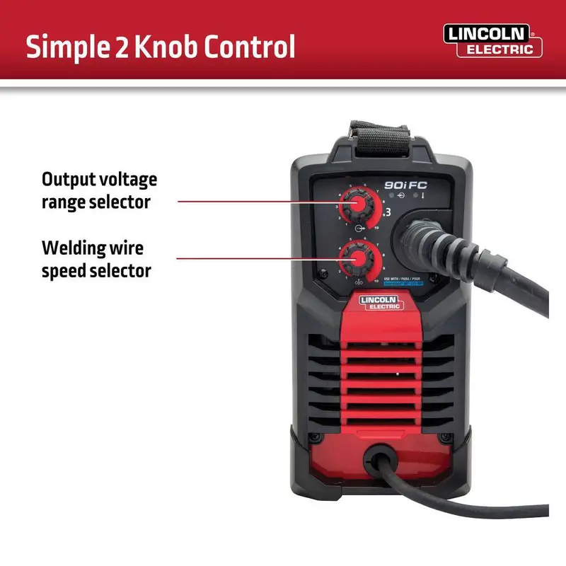 Spawarka Lincoln Electric Weld-Pak 90i FC z drutem rdzeniowym – konfiguracja bezgazowa (model K5255-1)
