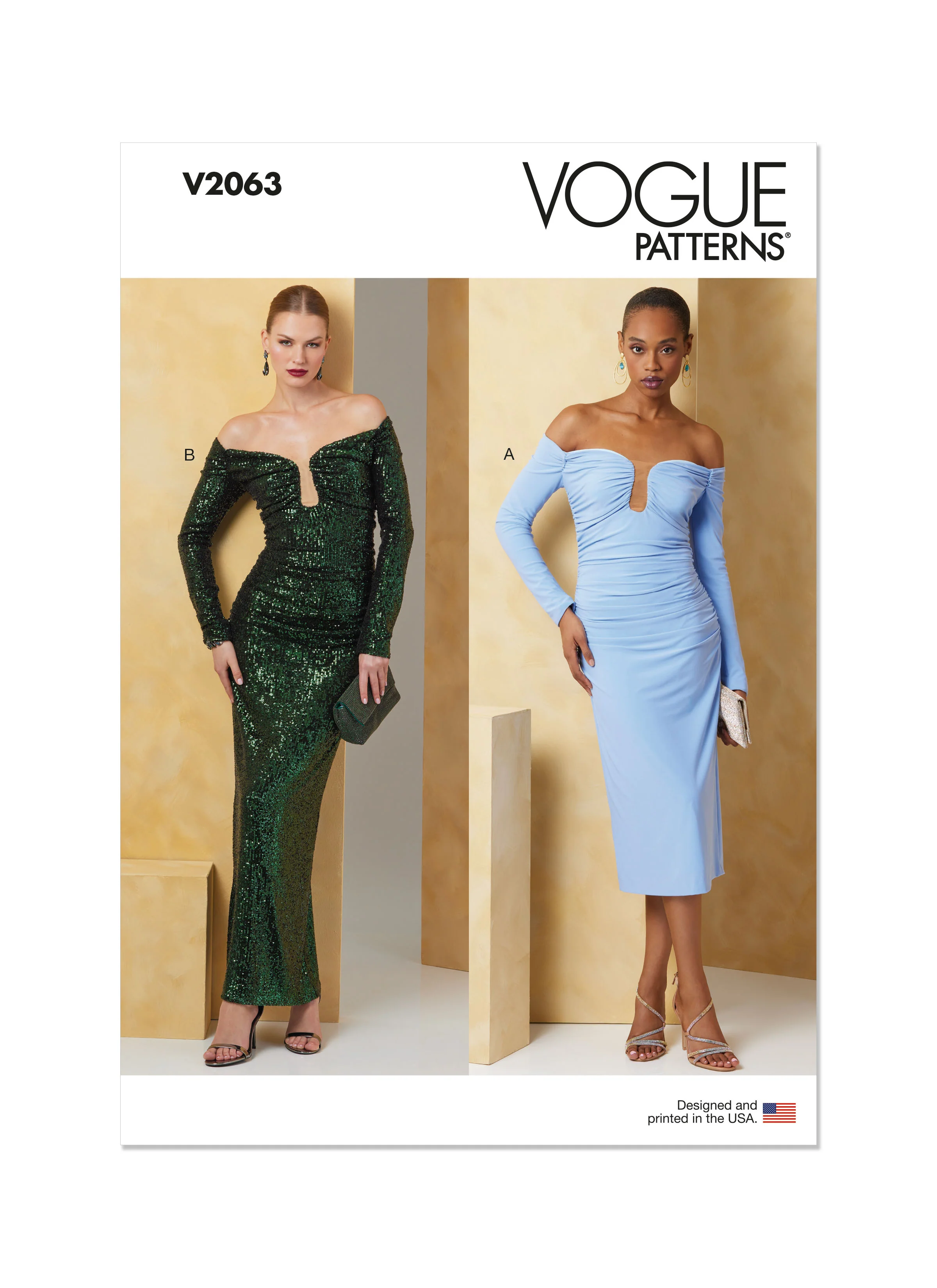 Vogue Pattern V2063 Misses