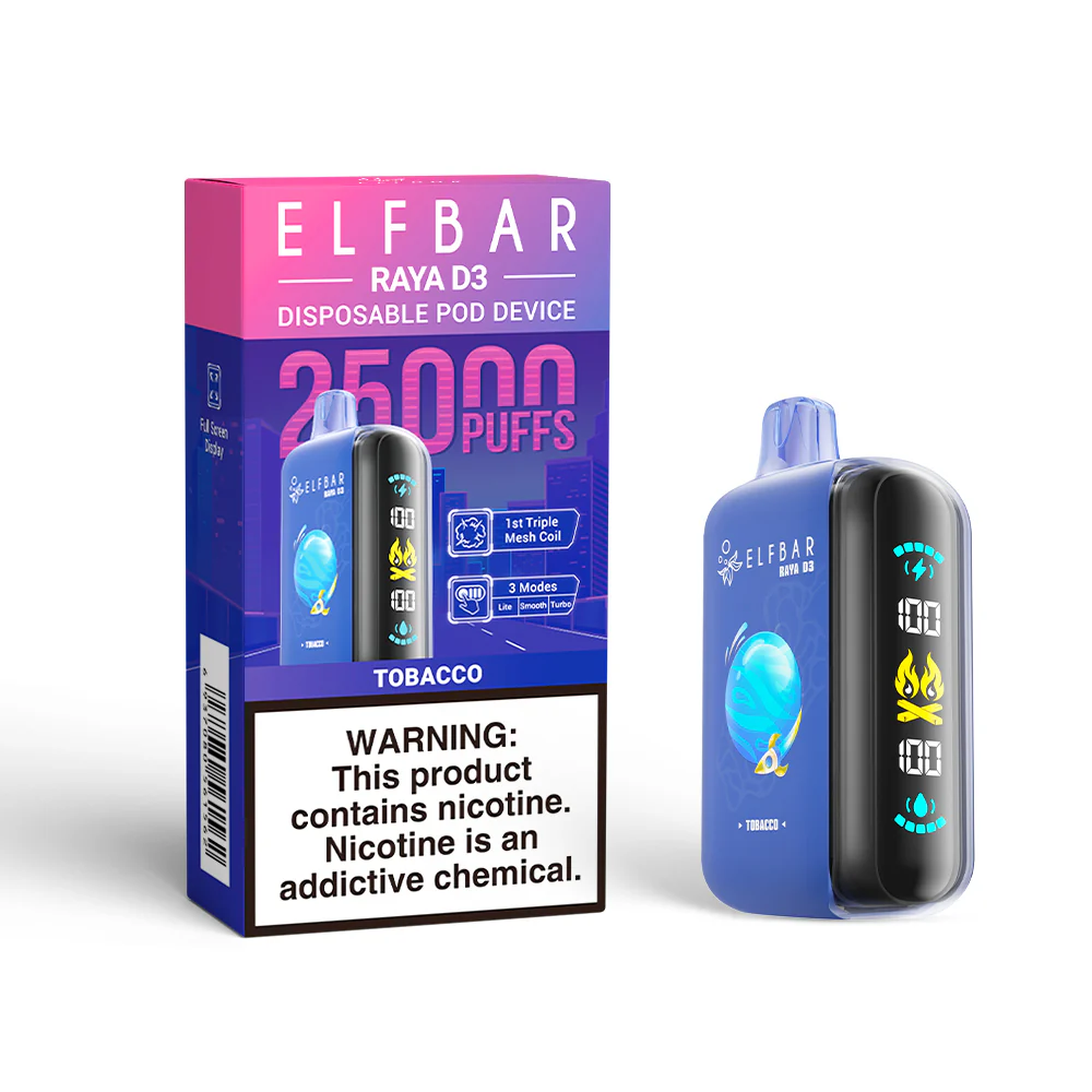 ELFBAR RAYA D3 wegwerpvape (alle smaken)