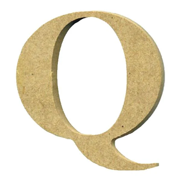Sullivans MDF Alphabet, Q- 12x170mm