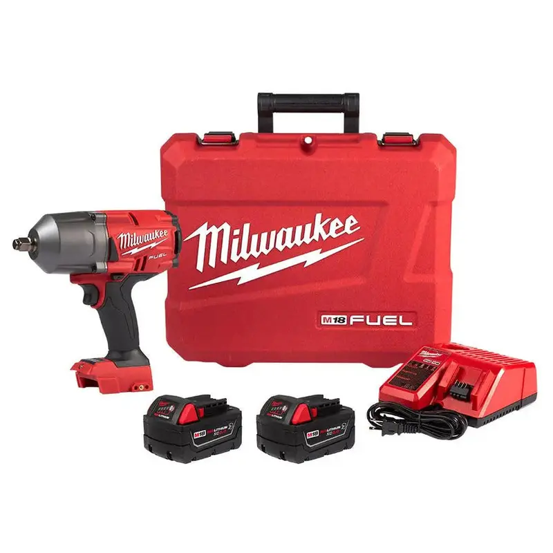 Klucz udarowy Milwaukee M18 FUEL 1/2″ o wysokim momencie obrotowym – zestaw z pierścieniem ciernym, model 2767-22R