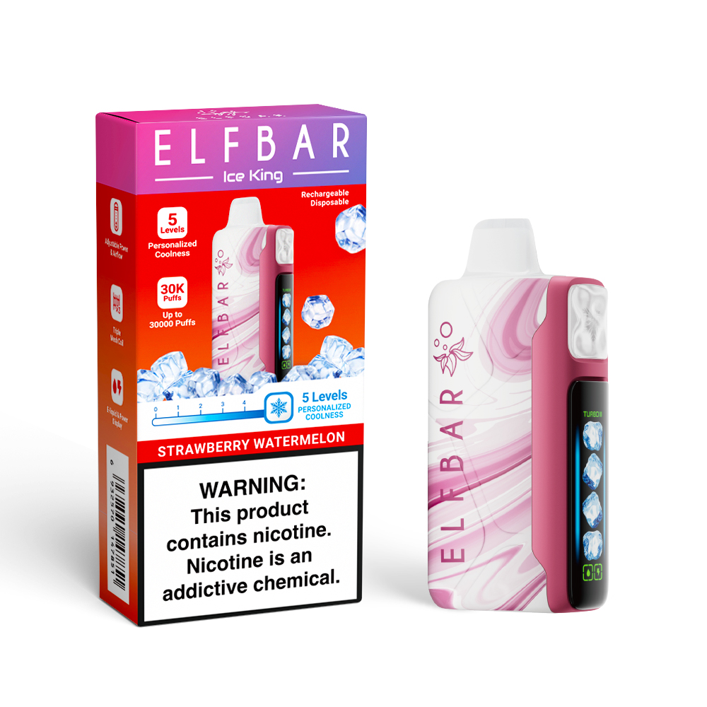 ELF BAR ICE KING 30K oplaadbare wegwerpvape (alle smaken)