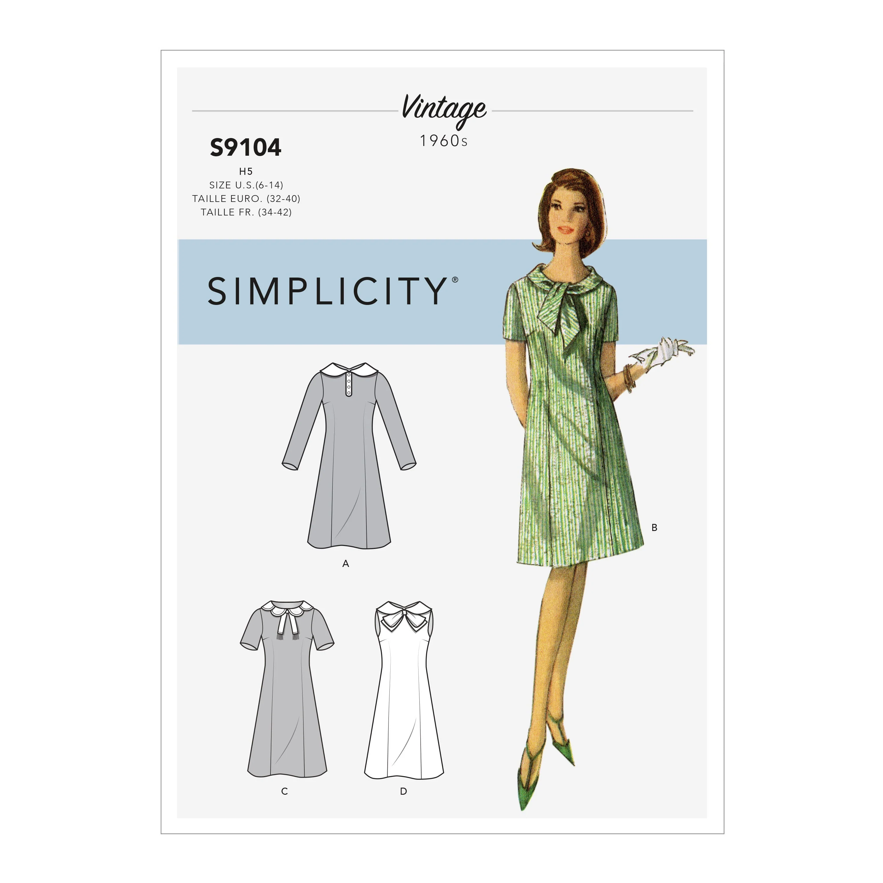 Simplicity Pattern 9104 Misses