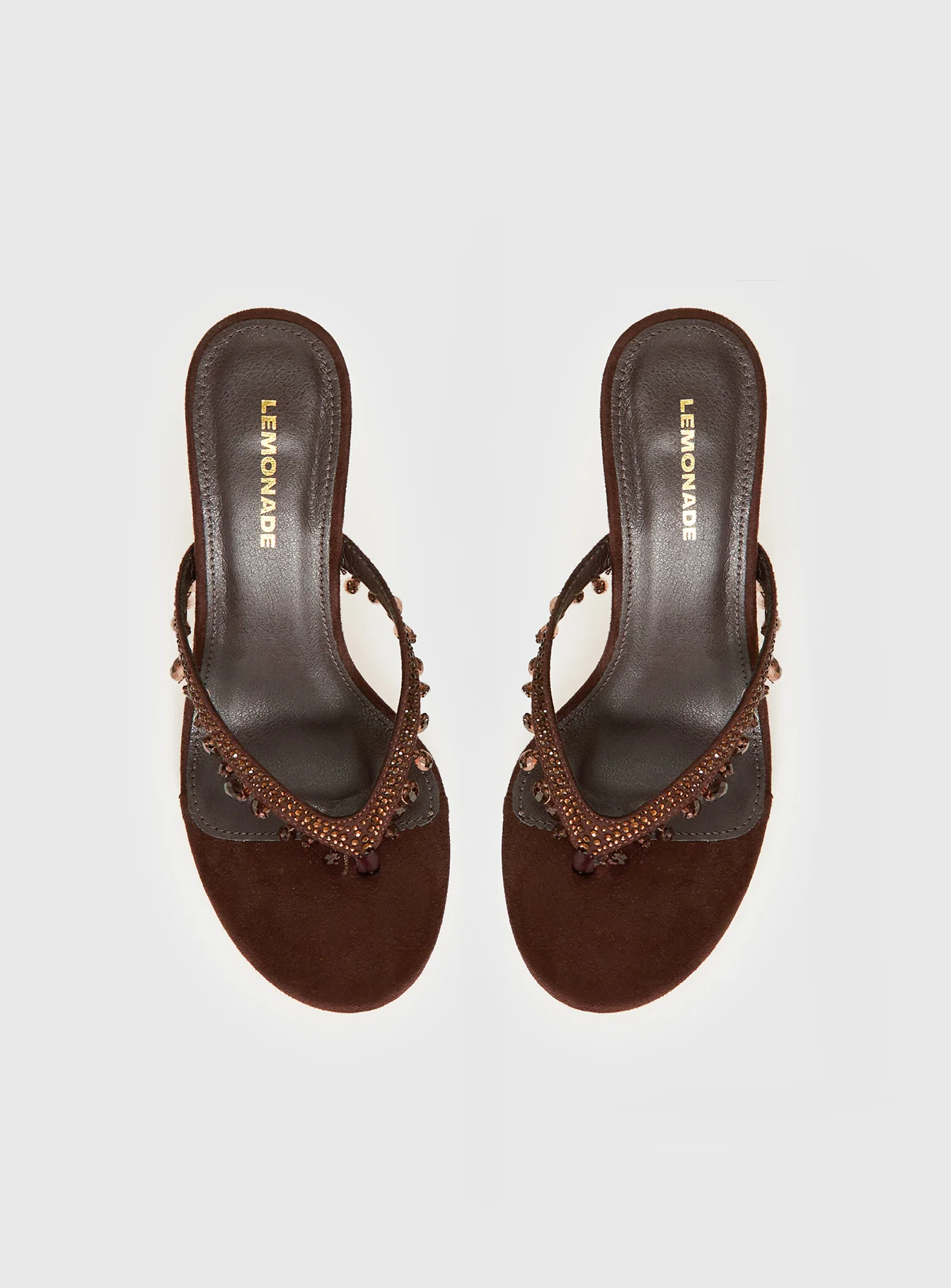 Ameliah Tassel Heels Brown