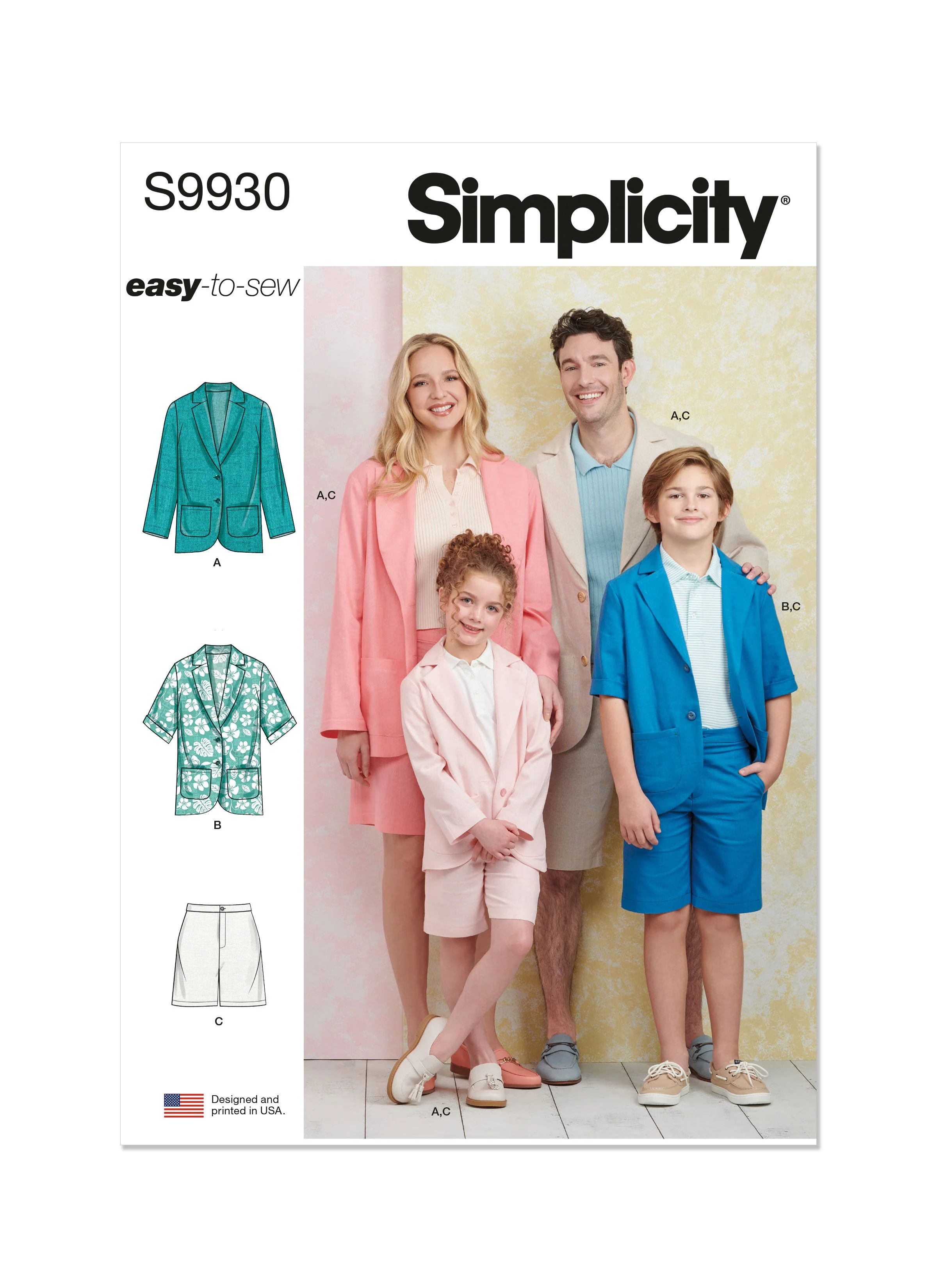 Simplicity Pattern 9930 Children