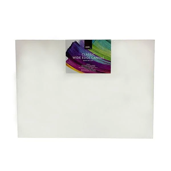 Makr 18x24in - Classic Wide Edge Canvas White