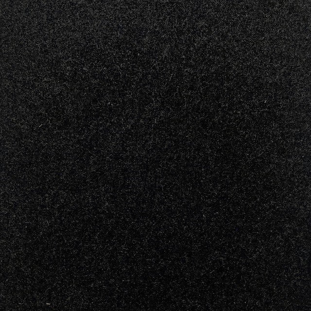 Plain Wool Blend Fabric, Charcoal - Width 148cm
