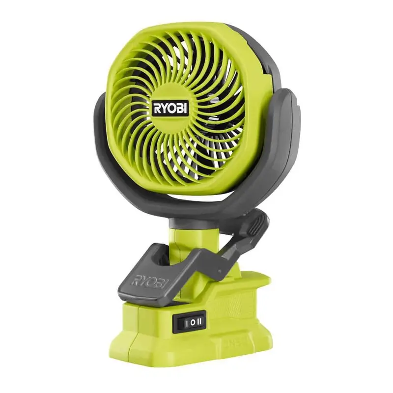 RYOBI ONE+ 18 V bezprzewodowy wentylator zaciskowy 4-calowy (tylko narzędzie) PCF02B