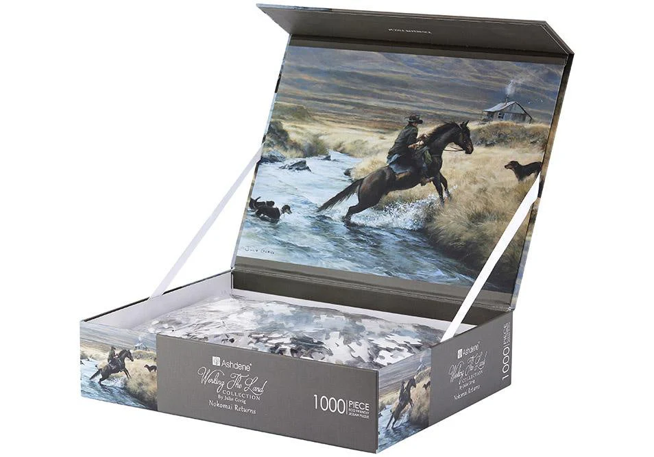 Ashdene 1000-Piece Jigsaw Puzzle Working the Land Nokomai Returns