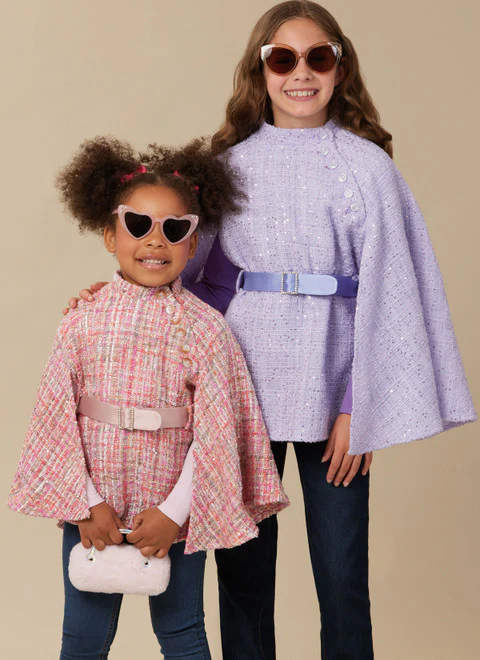 McCall's Pattern M8538 Children's and Girls' Capes