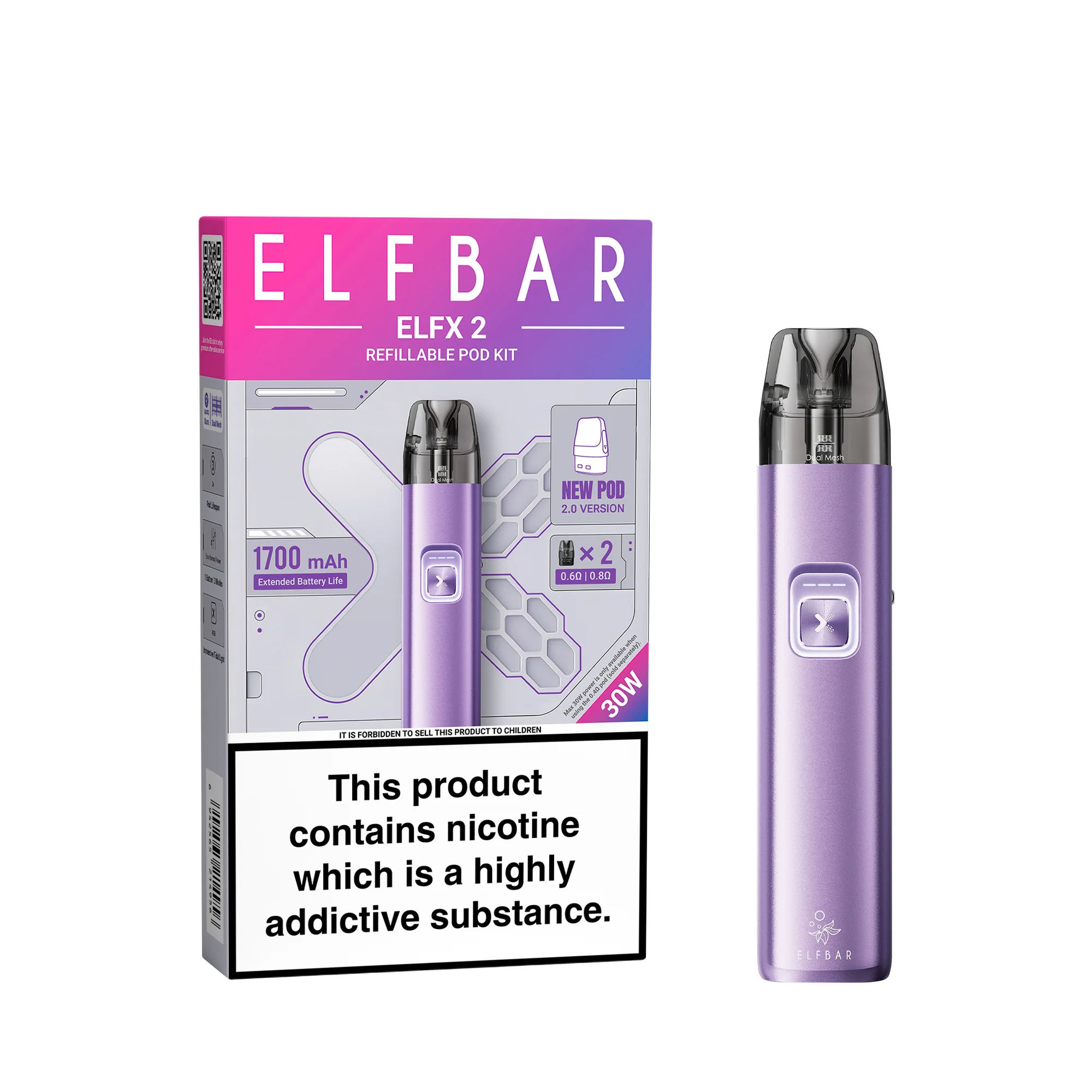 ELFBAR ELFX 2 hervulbare podkit