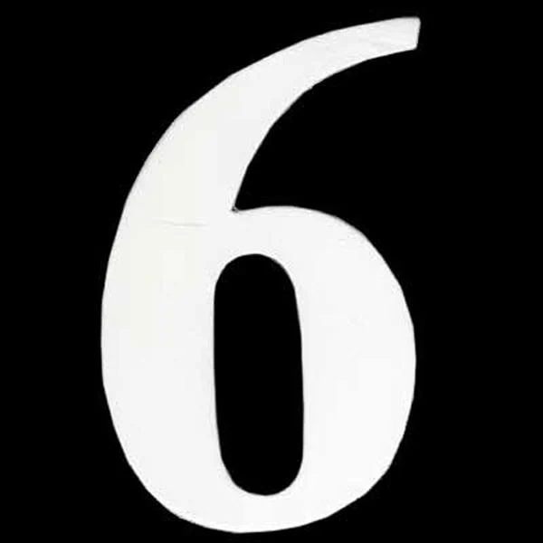 Sullivans Plywood Number, 6- 120mm x 5mm