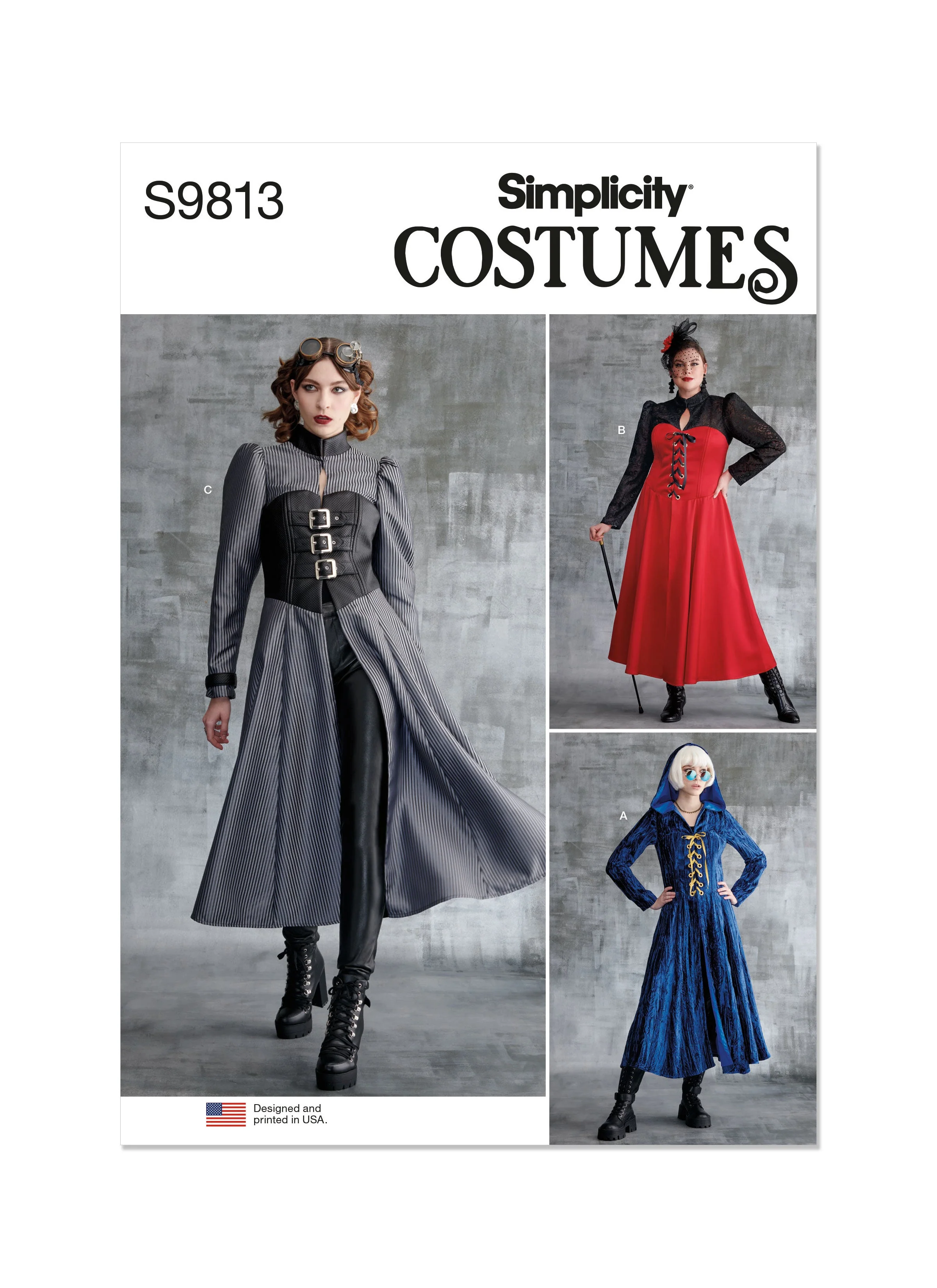 Simplicity Pattern 9813 Misses Plus Costume