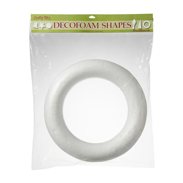 Crafty Bitz Decofoam Polystyrene Wreath