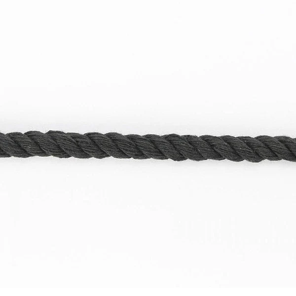 Birch Piping Cord, Black - Size 8