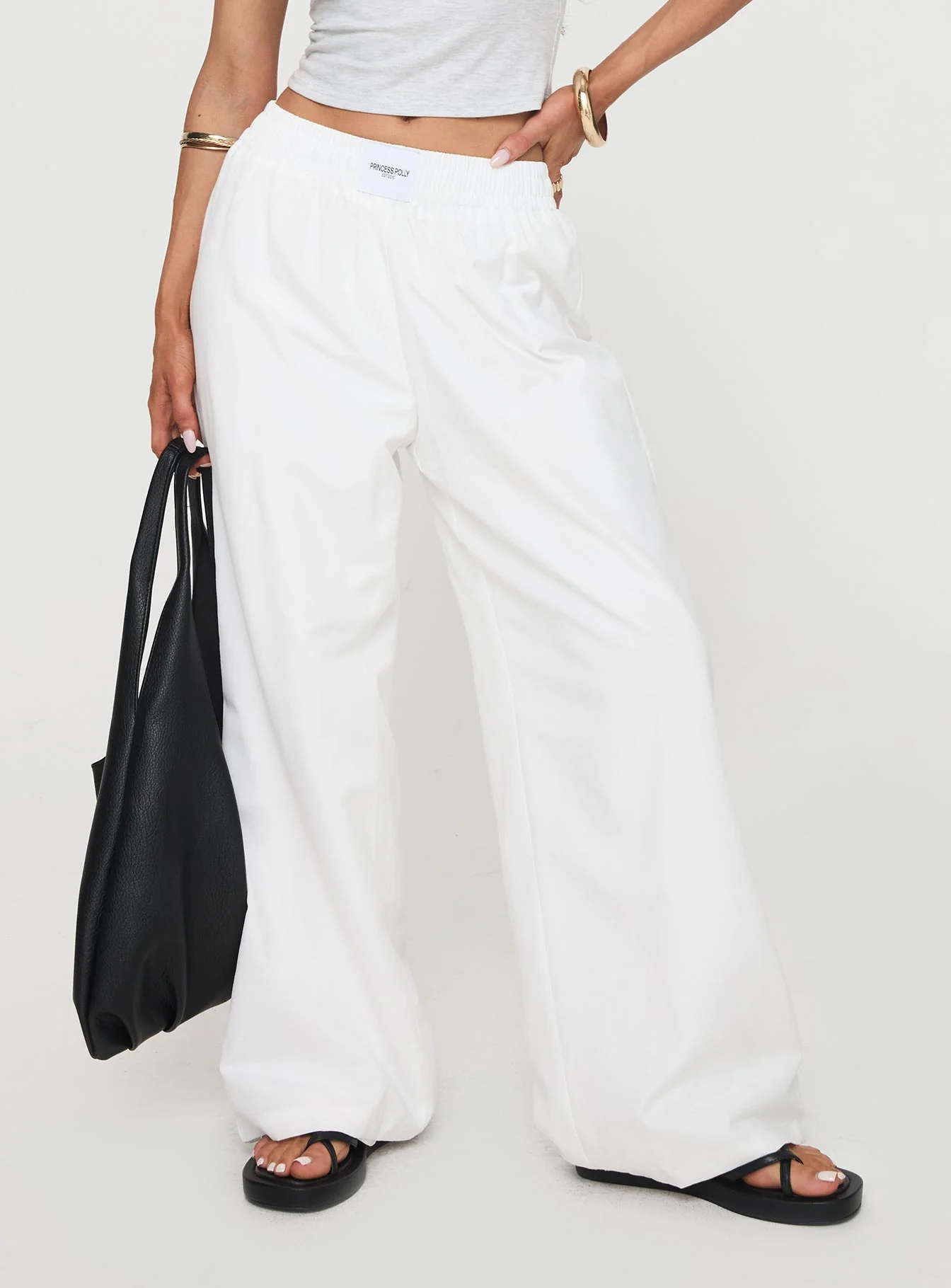 Beach House Pants White Tall