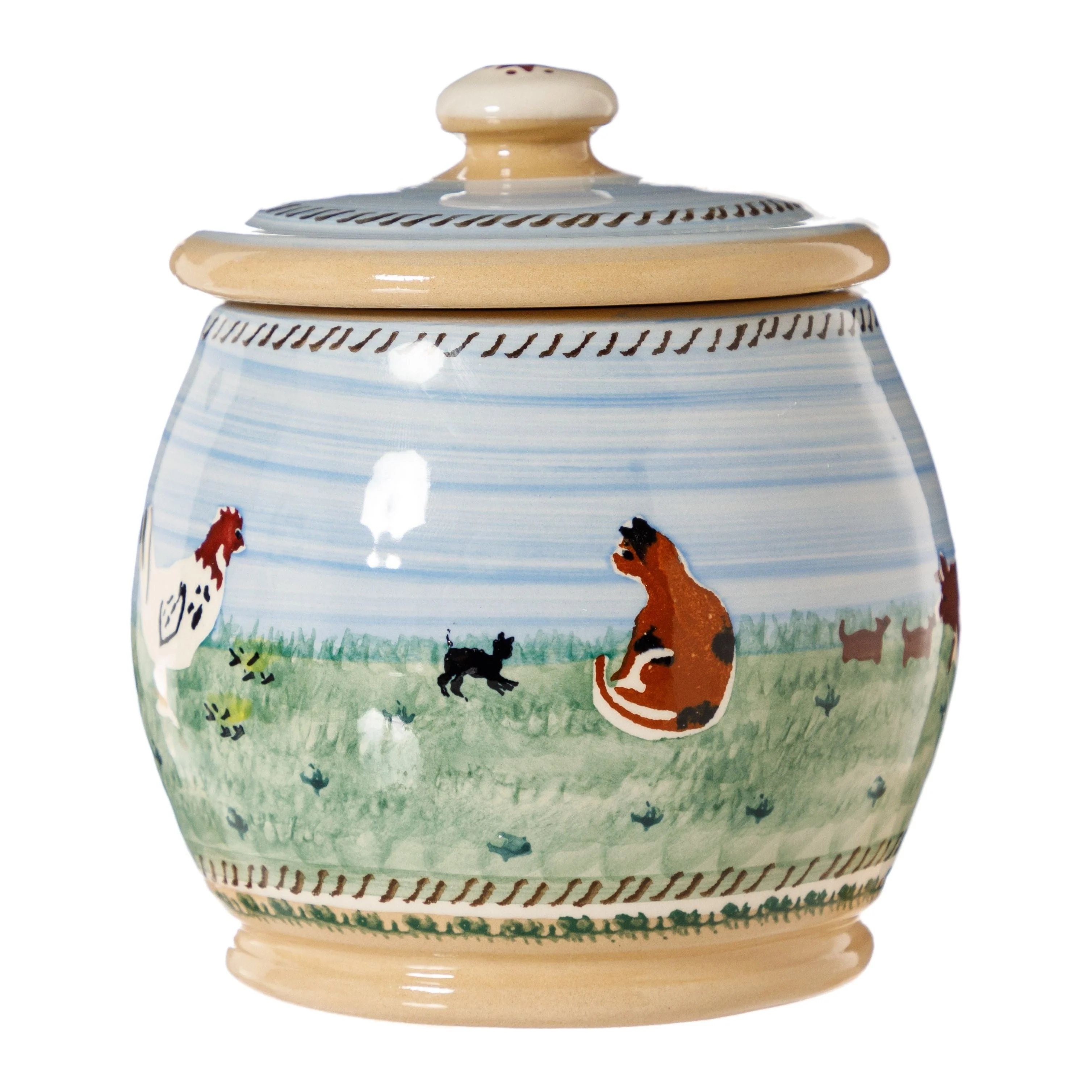 Small Round Lidded Jar Assorted