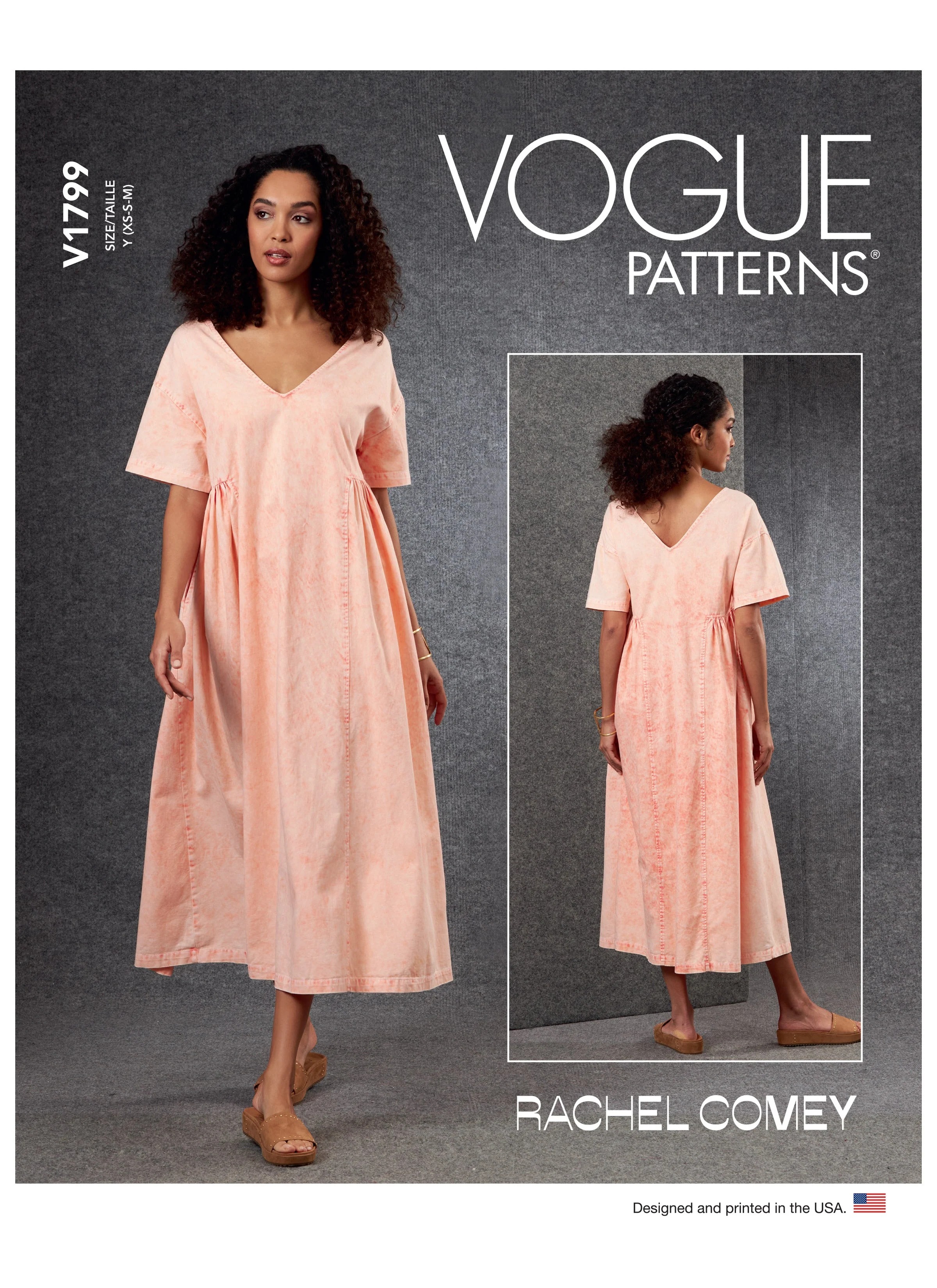 Vogue Pattern V1799 Misses