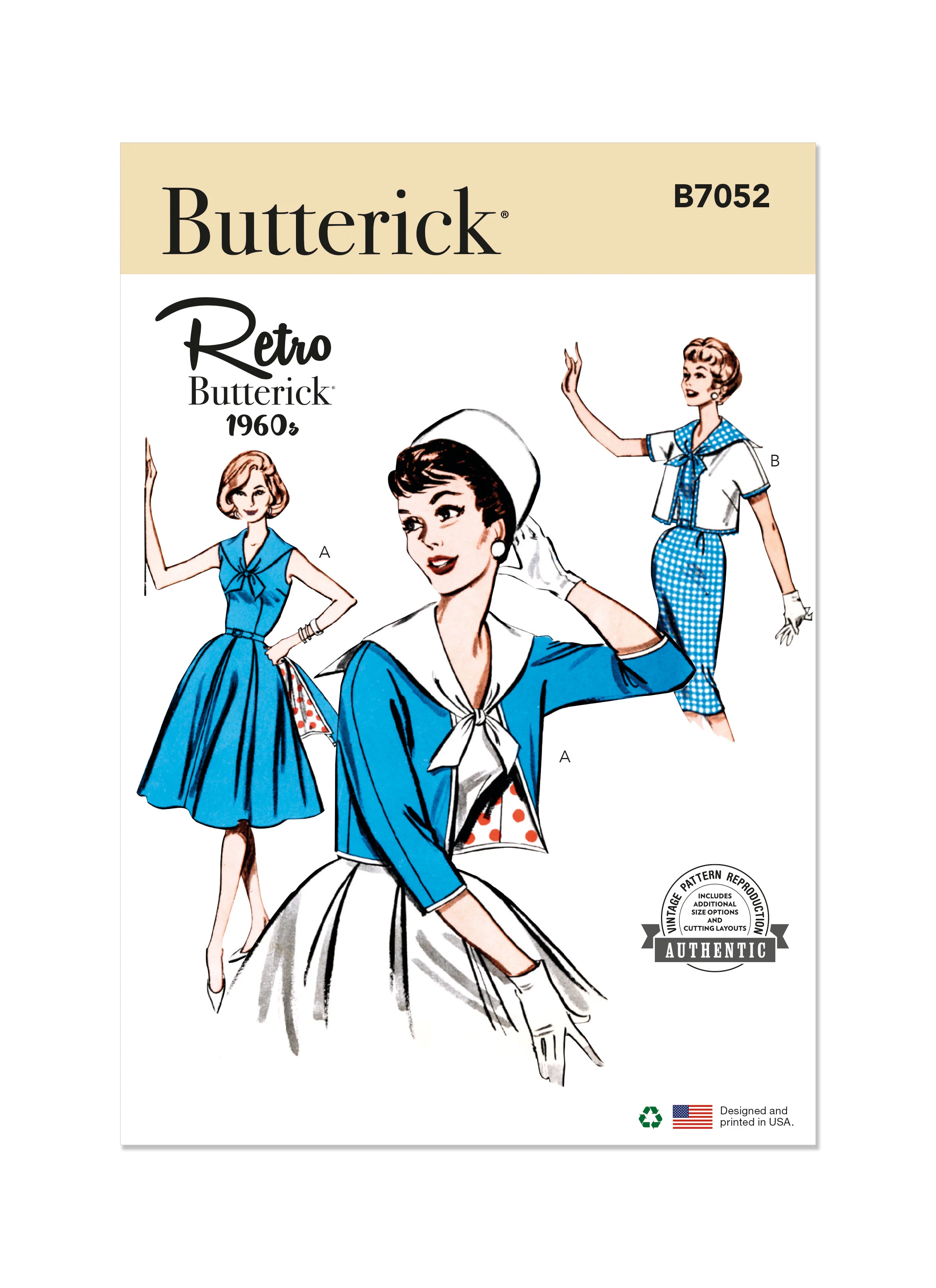 Butterick Pattern B7052 Misses