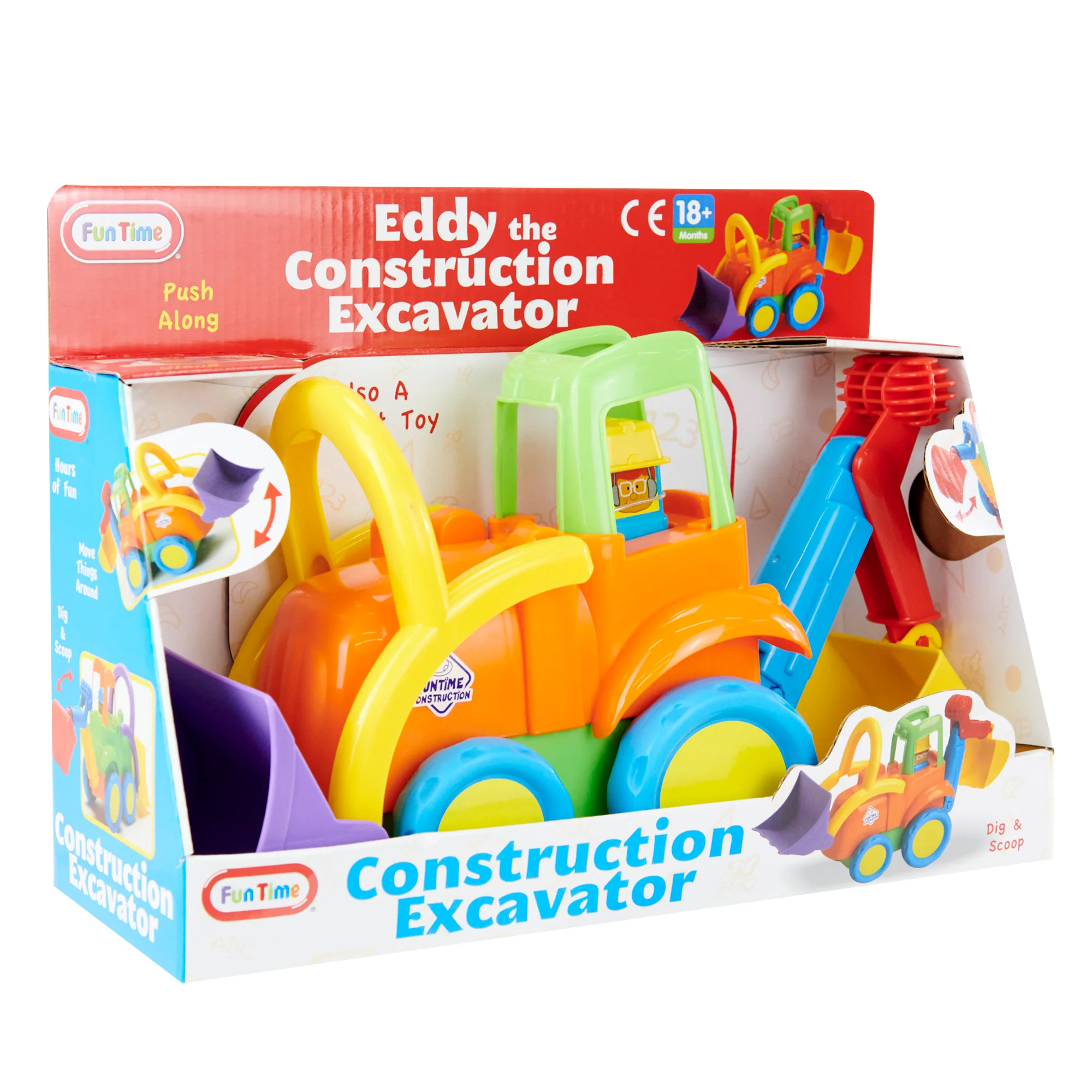 Funtime Eddy The Construction Excavator