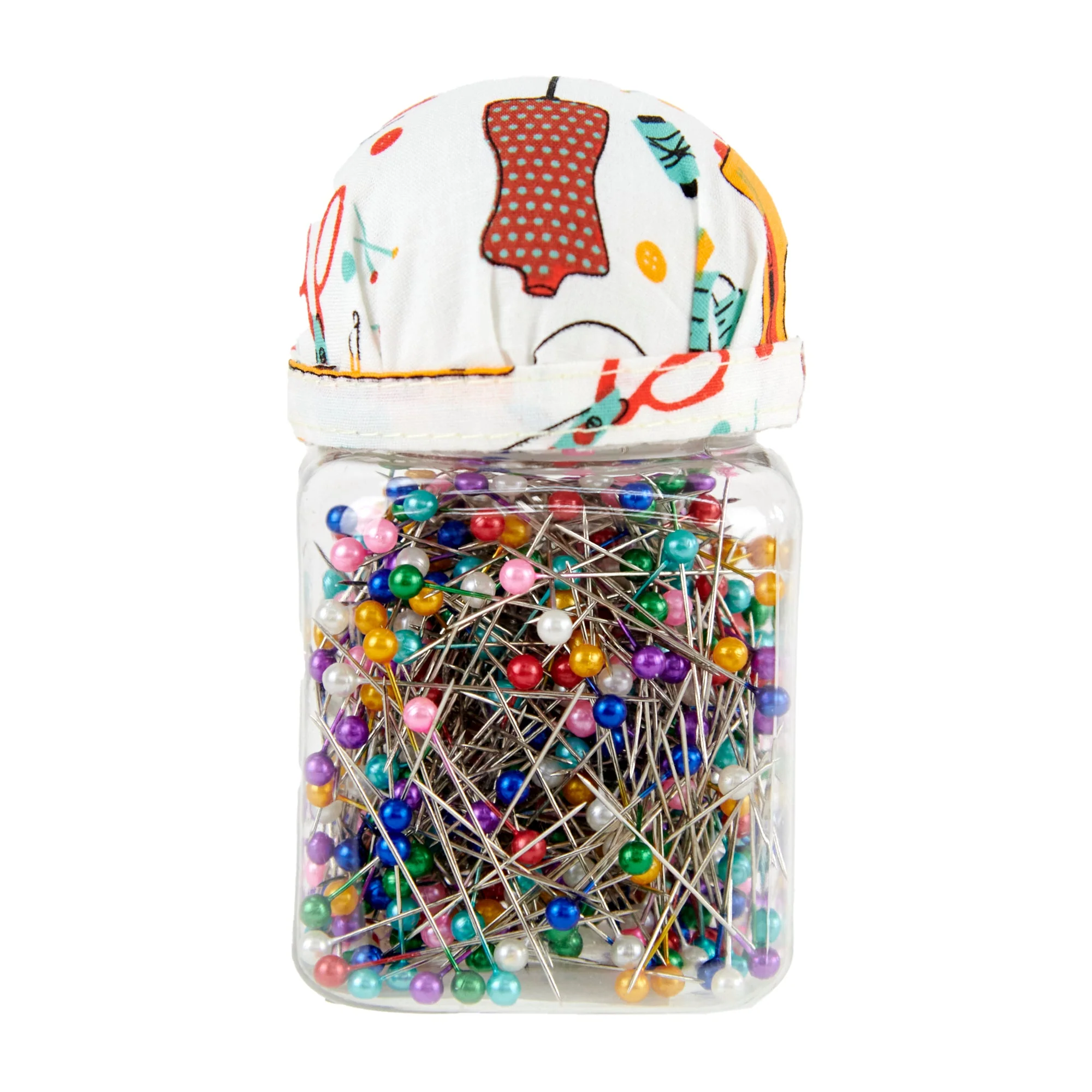 Makr Jar with Pearl Pins