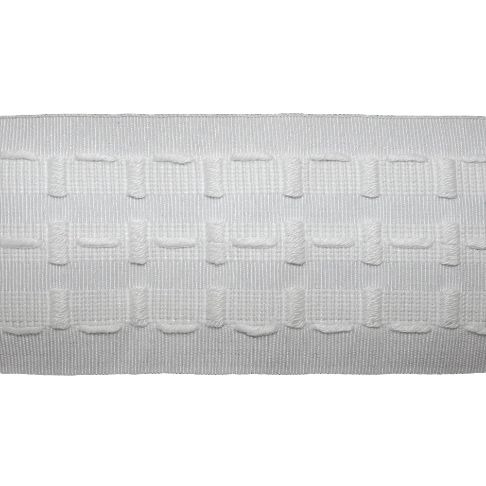 Sullivans 77mm Curtain Tape, White- 10m