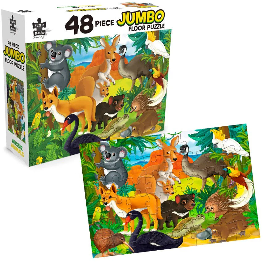 48-Piece Jumbo Floor Jigsaw Puzzle, Aussie Animals