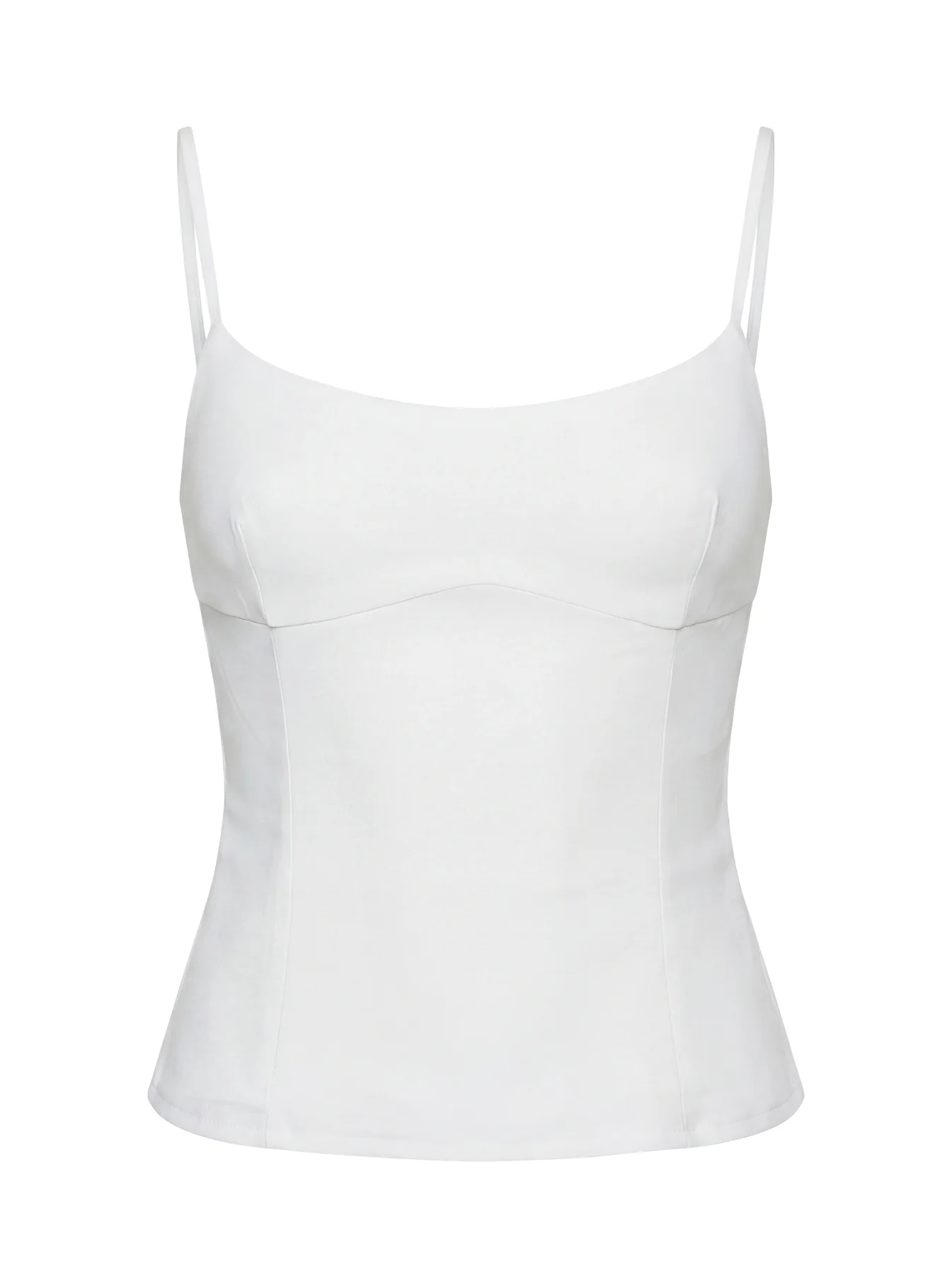 Elanah Structured Cami Top White