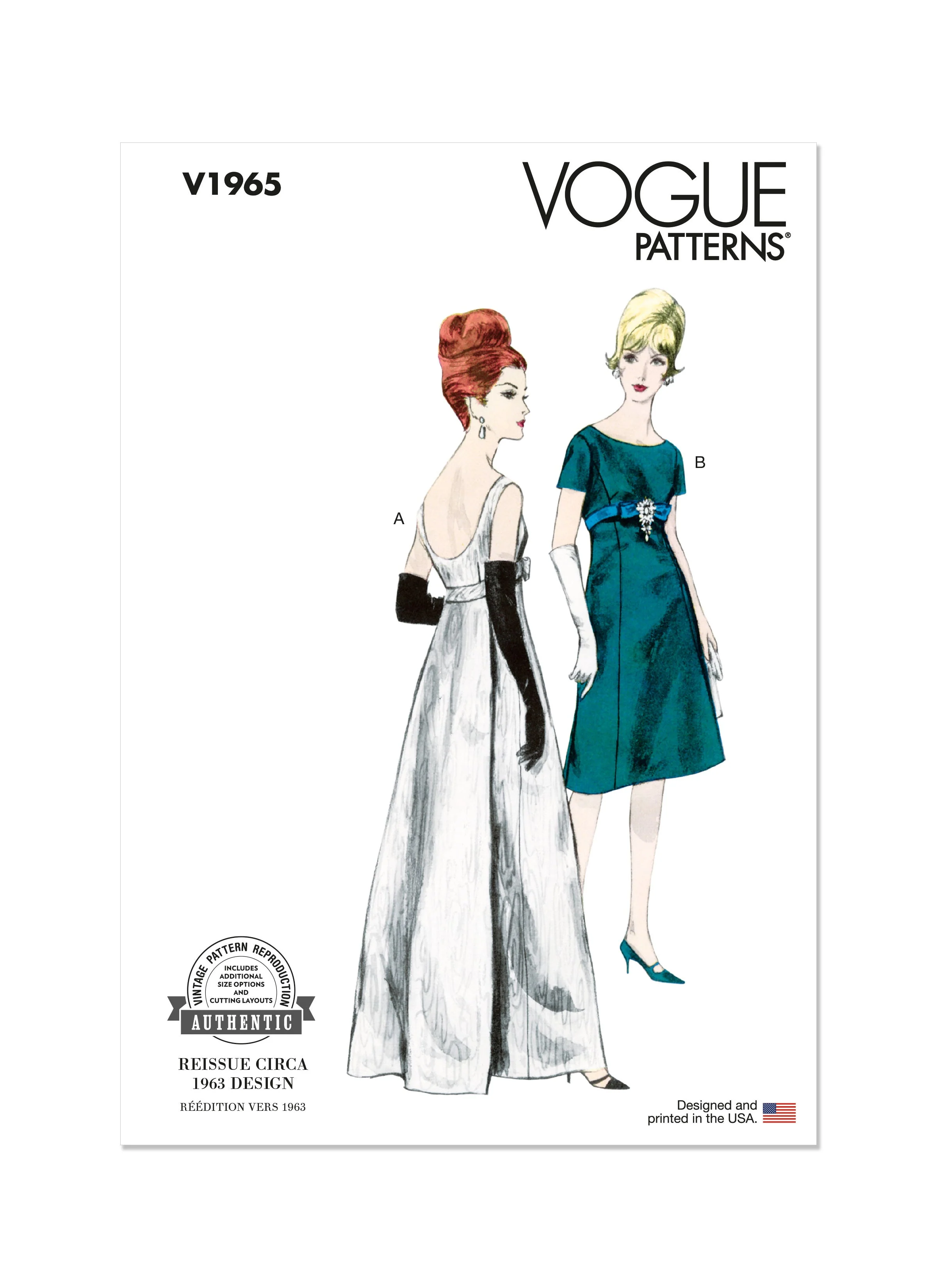 Vogue Pattern V1965 Misses