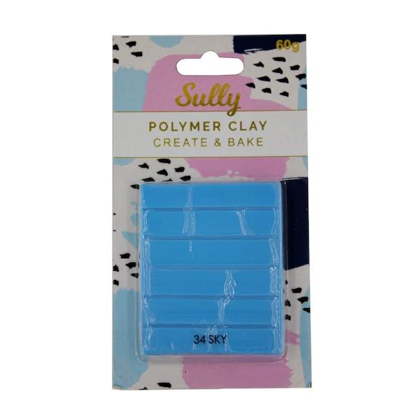 Sully Polymer Clay, Sky- 60g