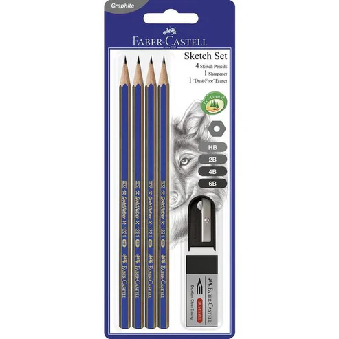 Goldfaber Graphite Pencil Sketch Set Assorted 6pk