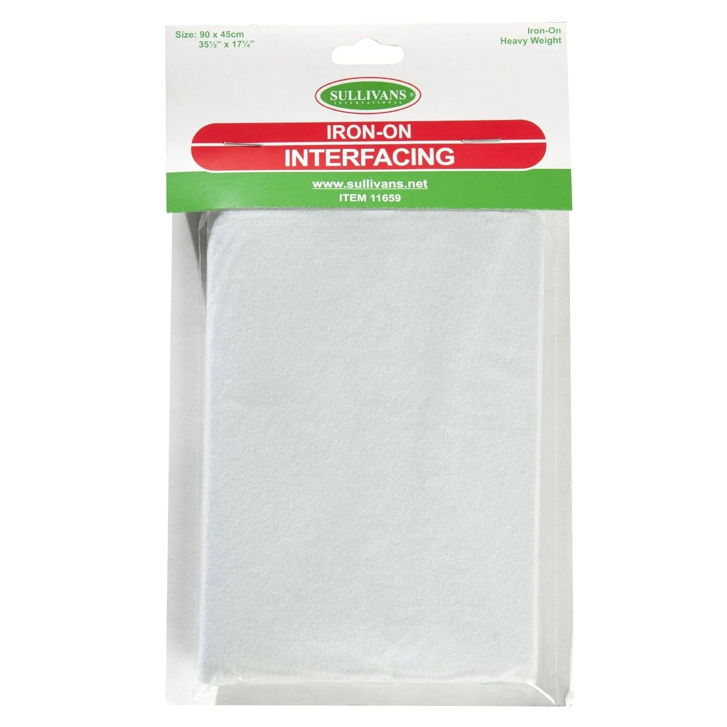 Sullivans Iron On Interfacing Heavy- 90 x 45cm