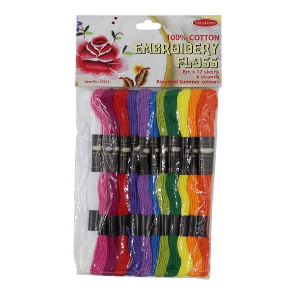 Sullivans Embroidery Floss, Summer- 8m
