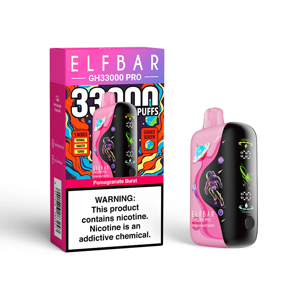 ELFBAR GH33000 PRO oplaadbare wegwerpvape (alle smaken)