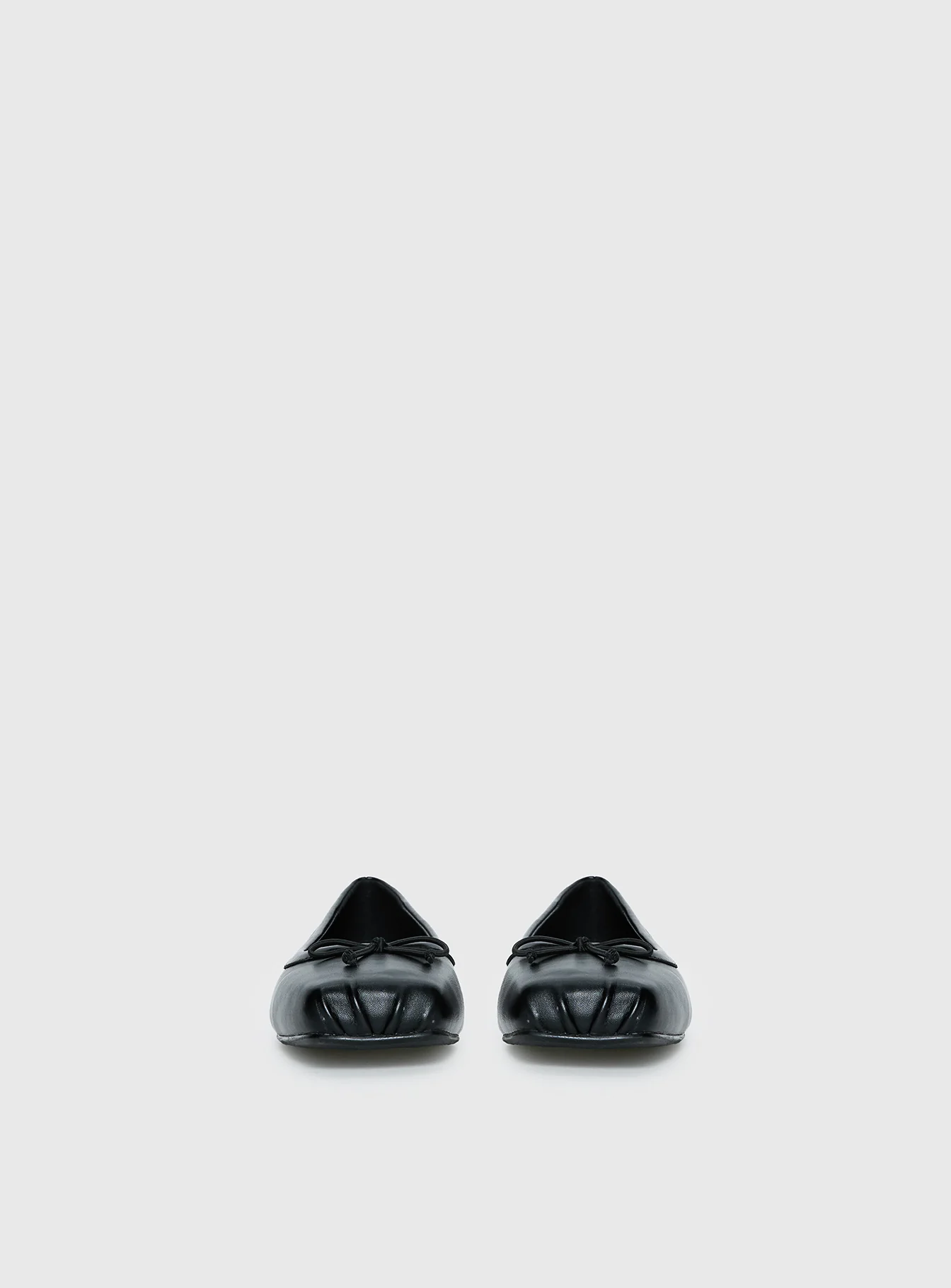 Therapy Laine Square Toe Ballet Flats Black