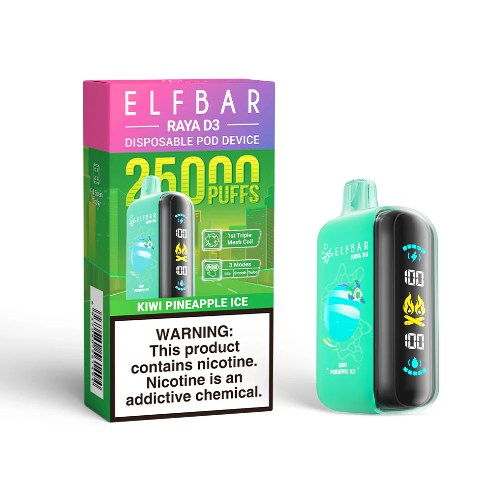 ELFBAR RAYA D3 wegwerpvape (alle smaken)