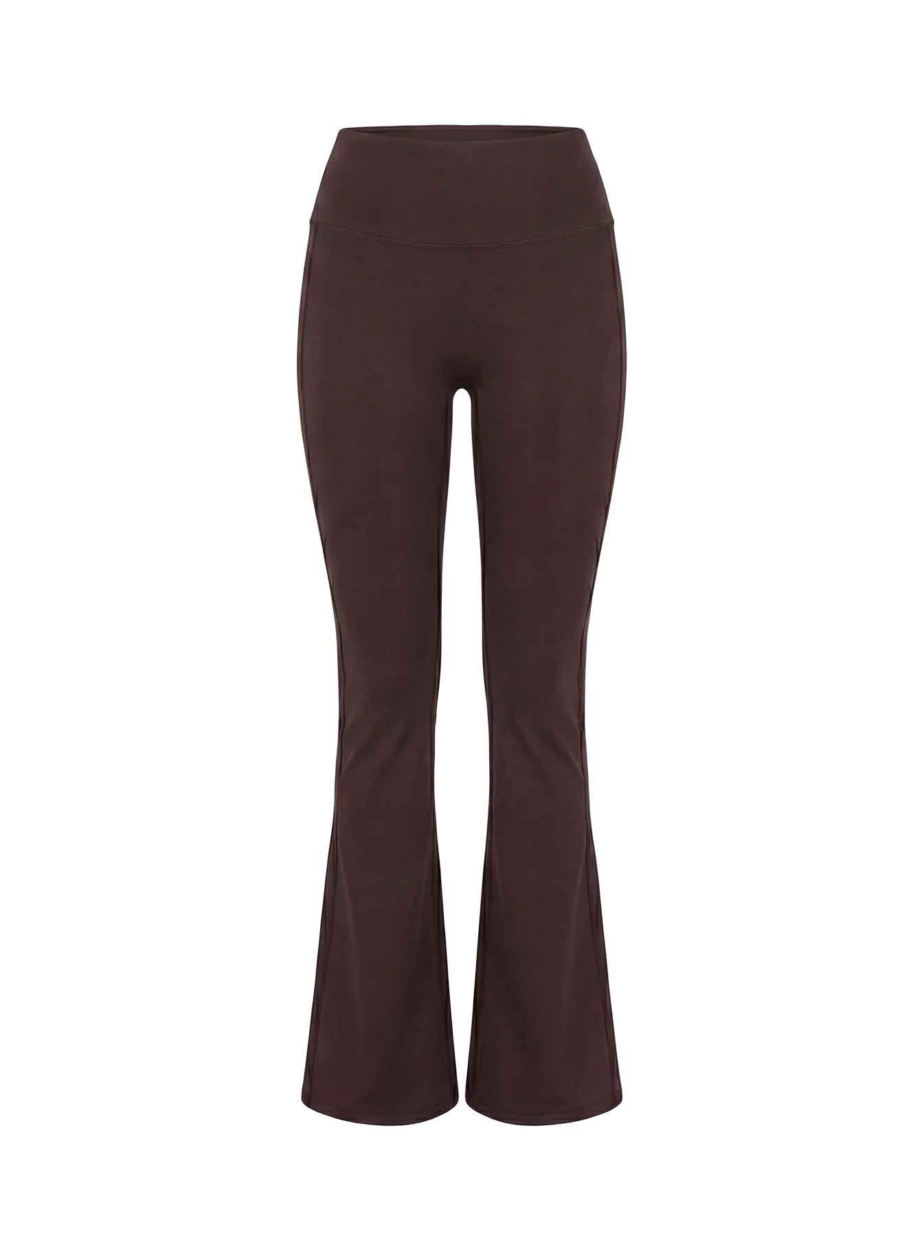 Energize Active Invisible Scrunch Flare Leggings Brown