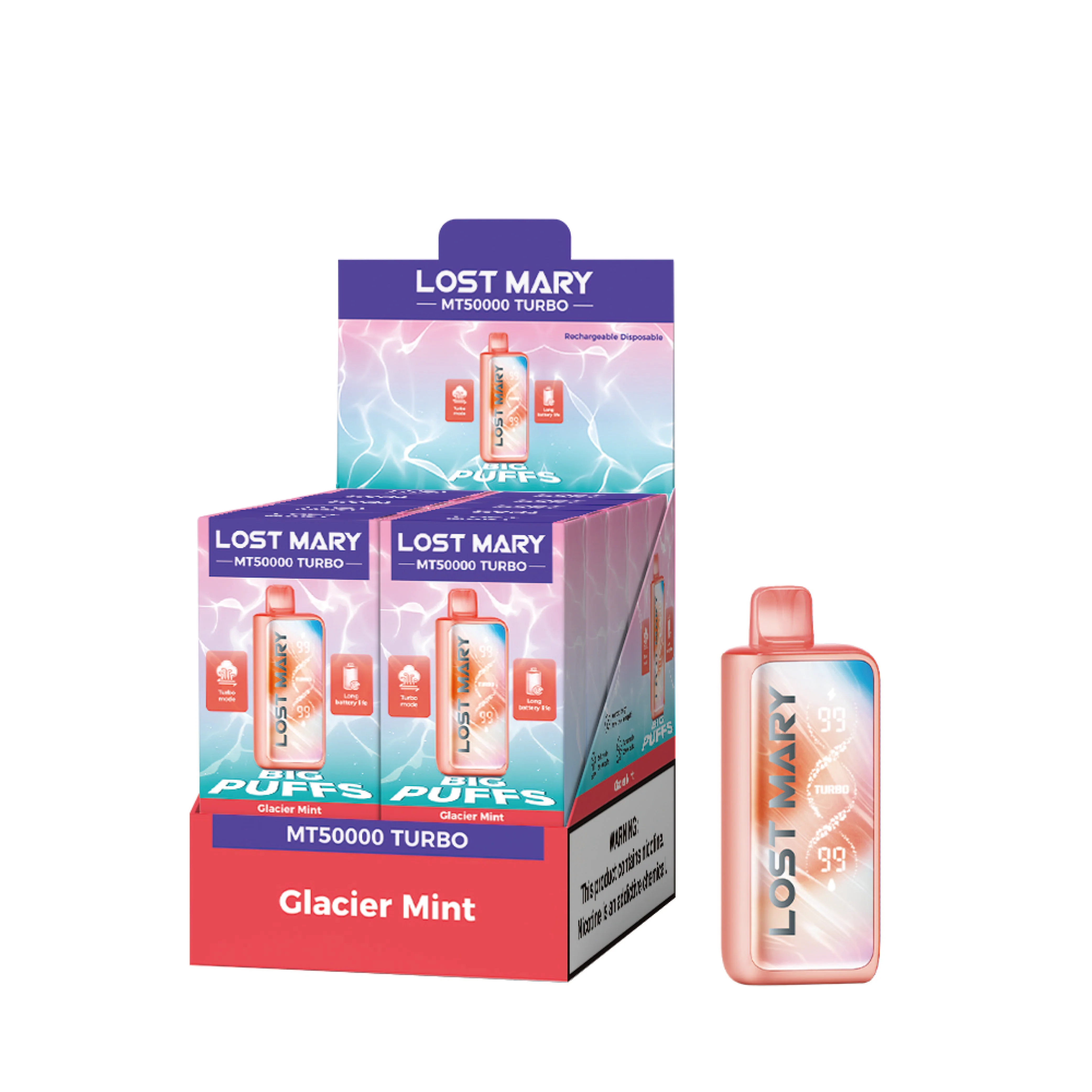 LOST MARY MT50K Turbo oplaadbare wegwerpvape (alle smaken)