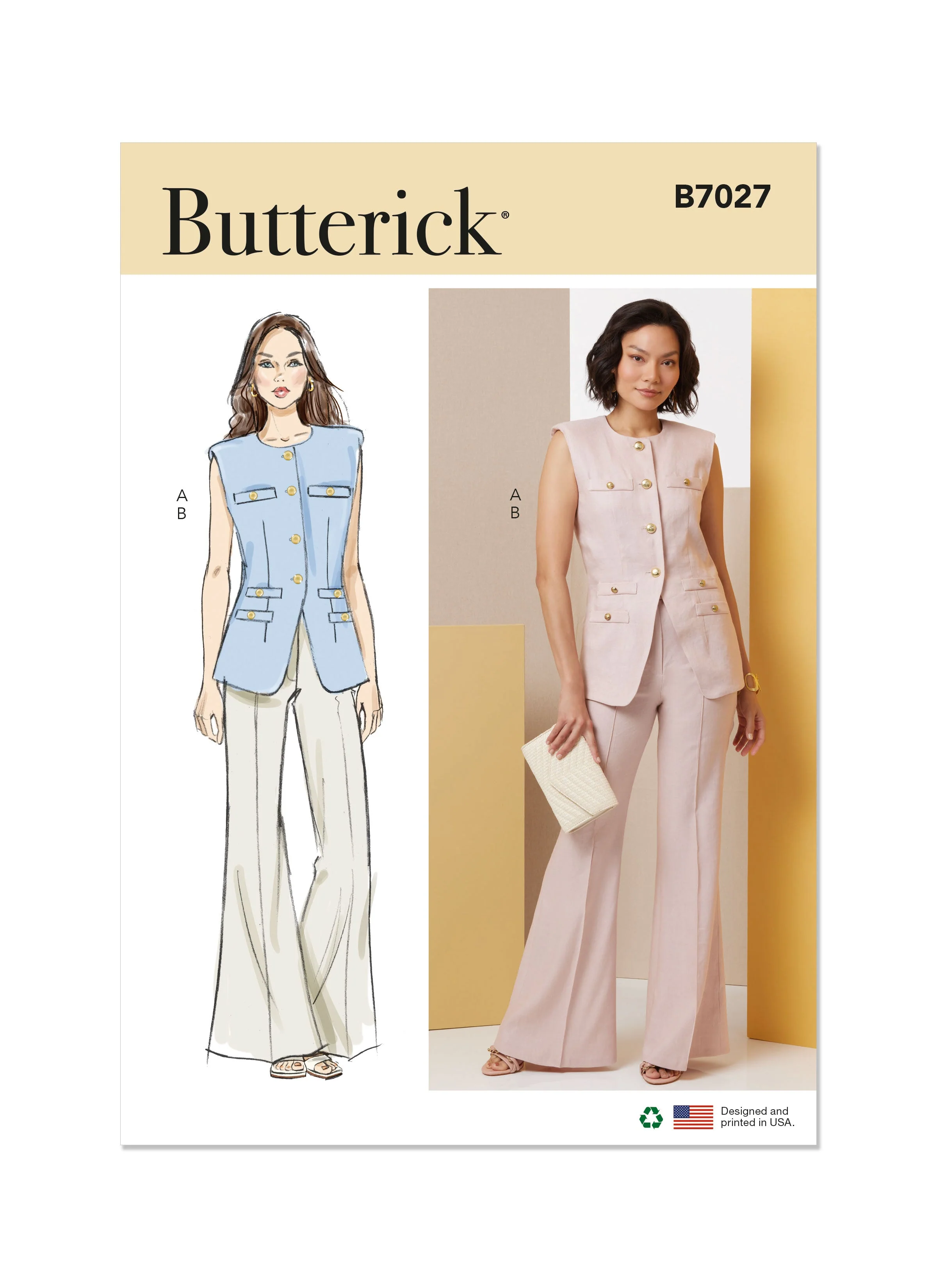 Butterick Pattern B7027 Misses