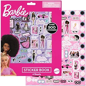 Barbie Sticker Sheet- 8x.25x10