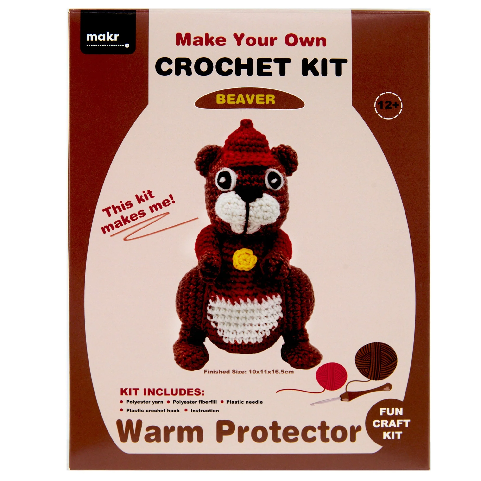 Creative Crochet Kit, Beaver