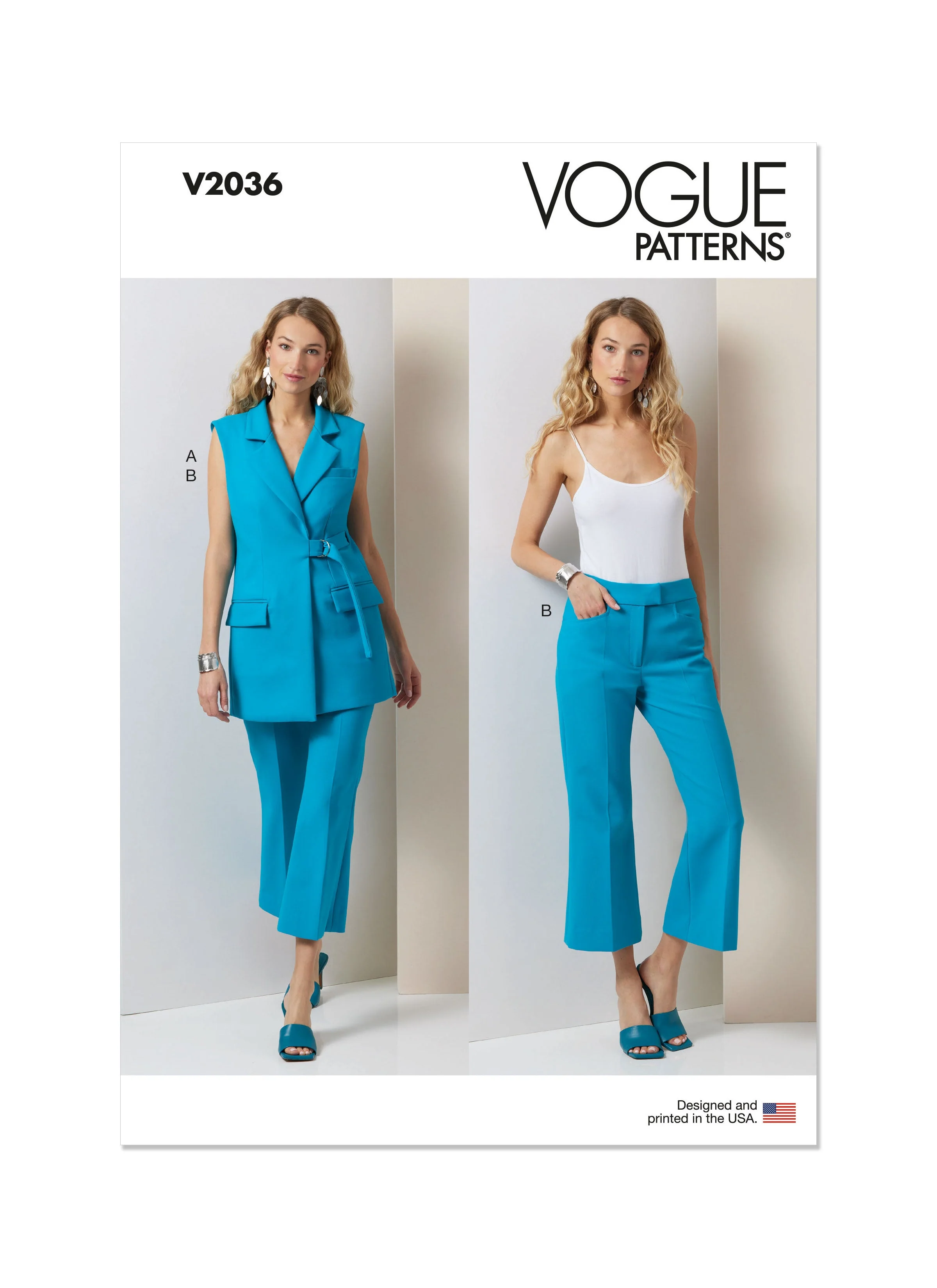 Vogue Pattern V2036 Misses
