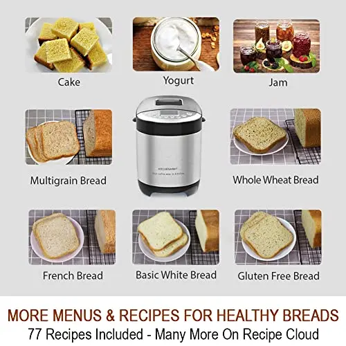 Inteligentny wypiekacz do chleba KITCHENARM 29 w 1 z ustawieniem bezglutenowym