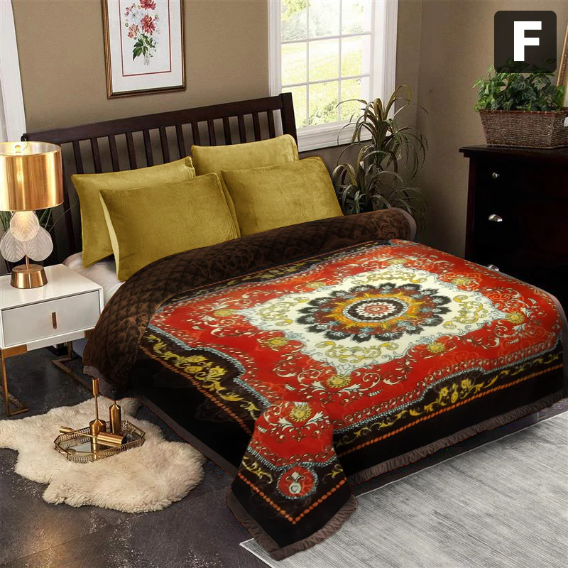 Formr Luxury Mink Blanket, Mandala- 2mx2.3m