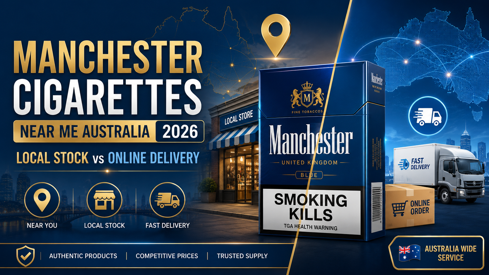 Manchester Cigarettes Near Me Australia 2026: Local Stock vs Online Delivery