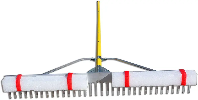 Jenlis WRZRK18 – grabie do glonów i chwastów do jezior i terenów zielonych, składane aluminiowe – 102 x 7 x 5 x 36 cali