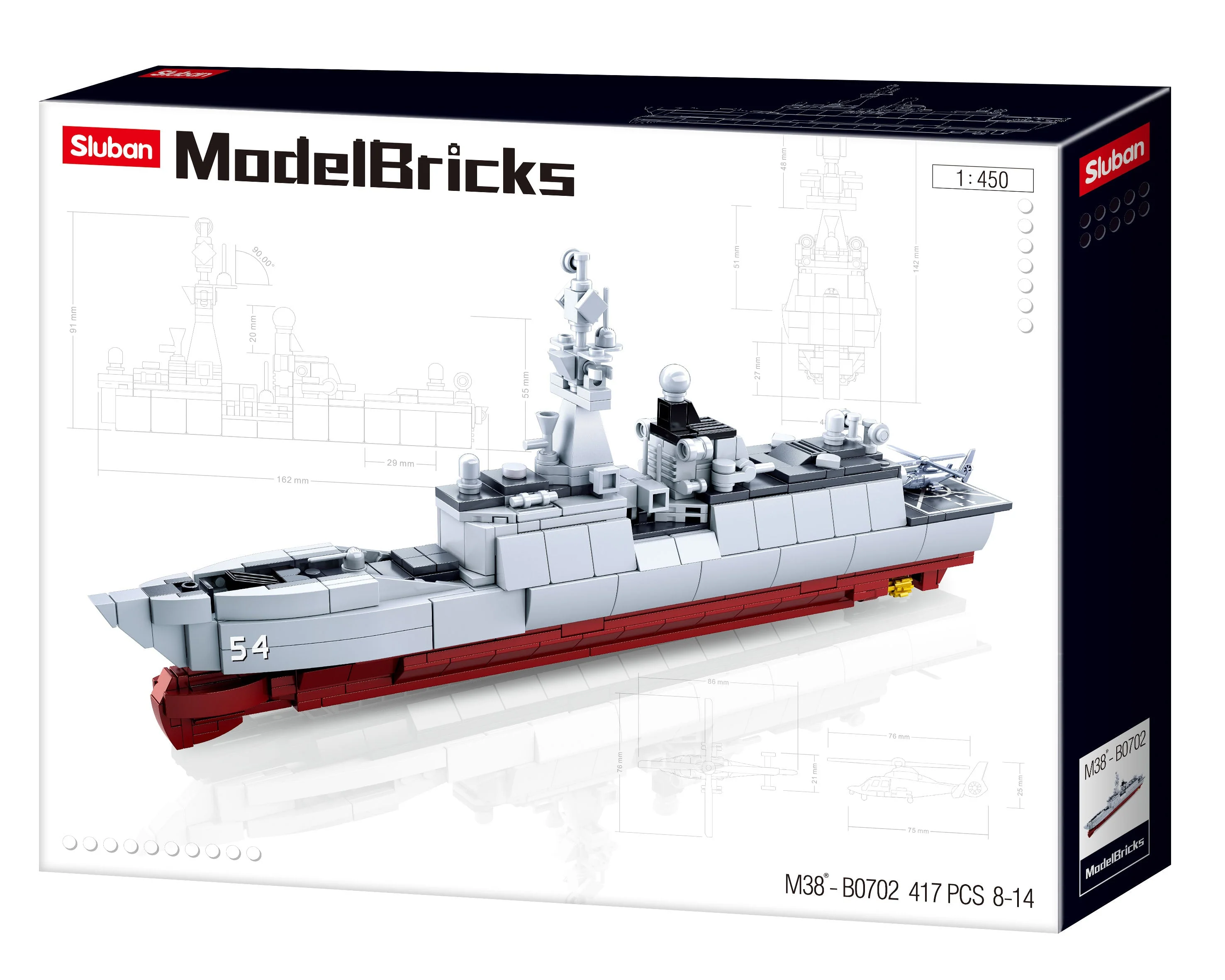 Sluban Model Bricks, Frigate