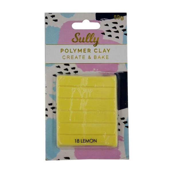 Sully Polymer Clay, Lemon- 60g